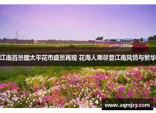 江南百景图太平花市盛景再现 花海人潮尽显江南风情与繁华