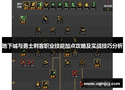 地下城与勇士刺客职业技能加点攻略及实战技巧分析